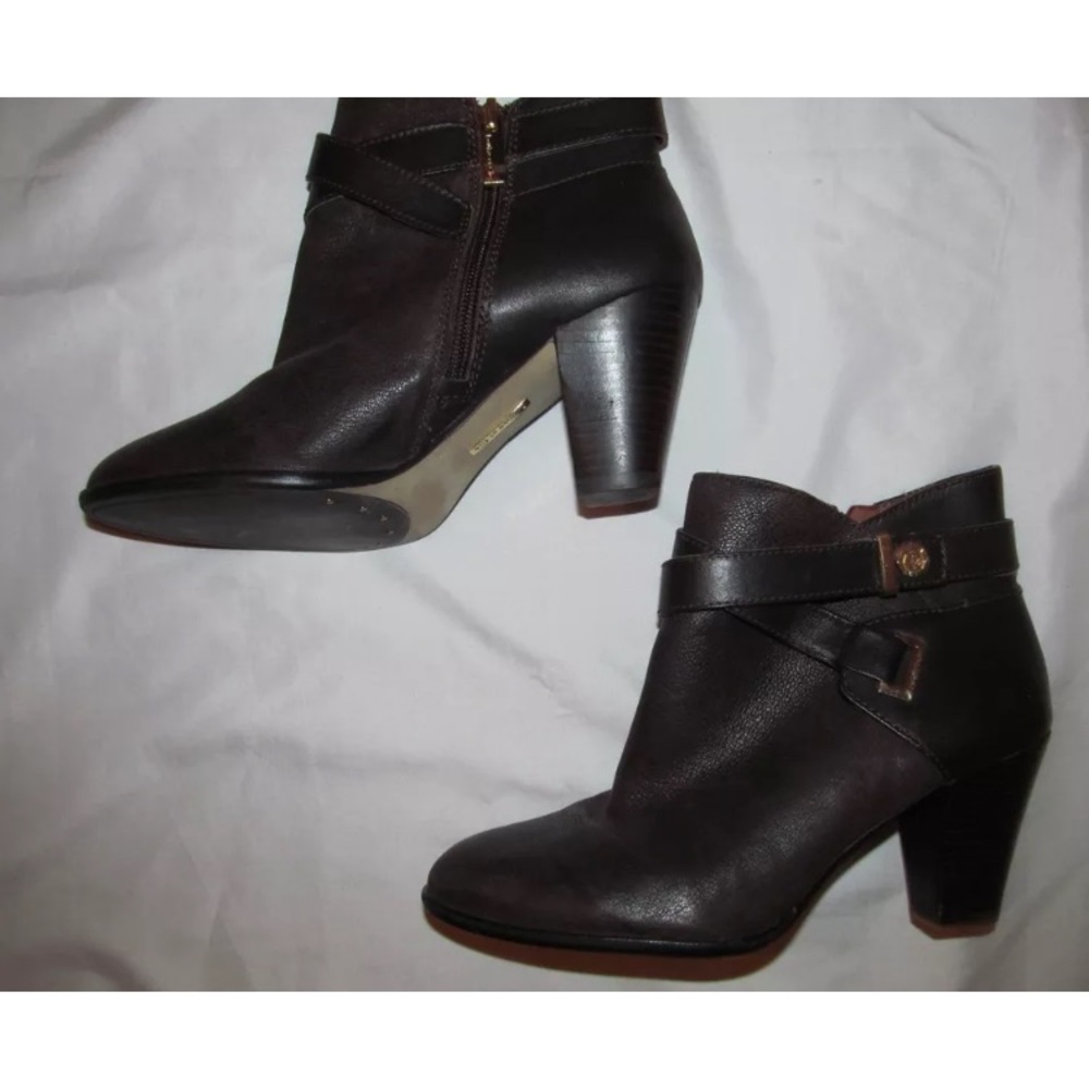 LOUISE ET CIE RANIER brown ankle straps boots 8 - Picture 2 of 6